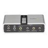 StarTech.com Tarjeta de Sonido 7.1 USB Externa Adaptador Conversor pue