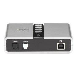 StarTech.com Tarjeta de Sonido 7.1 USB Externa Adaptador Conversor pue