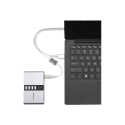 StarTech.com Tarjeta de Sonido 7.1 USB Externa Adaptador Conversor pue