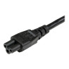 StarTech.com Cable de 1m de Alimentación para Portátiles, Enchufe UE a