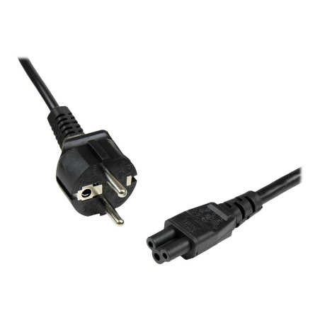 StarTech.com Cable de 2m de Alimentación para Portátiles, Enchufe UE a