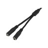 Divisor De Cable Estereo Para Auriculares Splitter En Ym A2X | APLIUM
