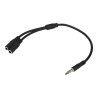 Divisor De Cable Estereo Para Auriculares Splitter En Ym A2X | APLIUM
