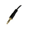 Cable Delgado De Audio Estereo 3.5MM De 30CM Acodado Macho | APLIUM