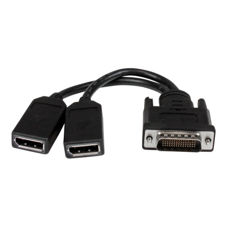 StarTech Cable 20cm DMS59 a DisplayPort Doble Conversor LFH59 a DP - S