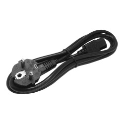 StarTech.com Cable de 2m de Alimentación para Ordenador, 18AWG, EU Sch