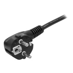 StarTech.com Cable de 2m de Alimentación para Ordenador, 18AWG, EU Sch