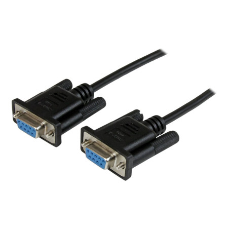 StarTech.com Cable de 2m Nulo de Módem Serie RS232 DB9 - Hembra a Hemb