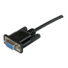 StarTech.com Cable de 2m Nulo de Módem Serie RS232 DB9 - Hembra a Hemb