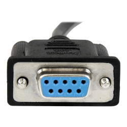 StarTech.com Cable de 2m Nulo de Módem Serie RS232 DB9 - Hembra a Hemb