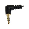 Cable Delgado 91CM Audio Plug De 3.5MM Estereo Acodado Macho | APLIUM
