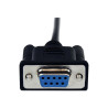 Cable 1M Modem Nulo Null Serie Serial DB9 Hembra A Macho | APLIUM