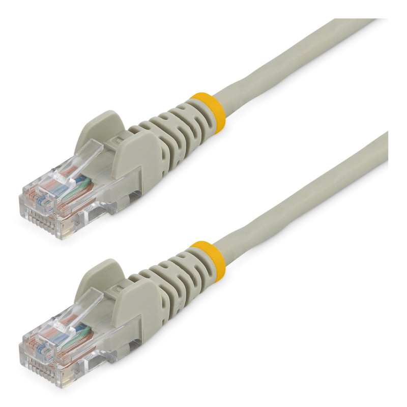 0.5m Gray Snagless Cat5e Patch Cable