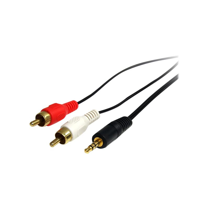 StarTech.com Cable Adaptador de Mini-Jack a RCA 91cm - Jack 3,5mm Mach