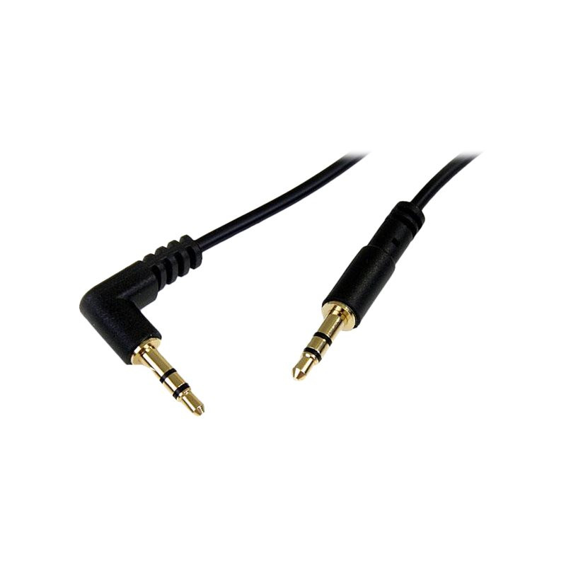 Cable 1.8M Audio Estreo 3.5 Mm Acodado En Angulo Derecho | APLIUM