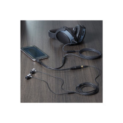 StarTech.com Cable 15cm Adaptador Audio Divisor de Auriculares Mini-Ja