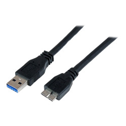 StarTech.com Cable Certificado 1m USB 3.0 Super Speed SS Micro USB B M