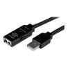StarTech.com Cable de Extensión Alargador de 15m USB 2.0 Hi Speed Alta