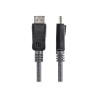 Cable De 1M Displayport 1.2 4K Con Cierre De Seguridad Dp | APLIUM