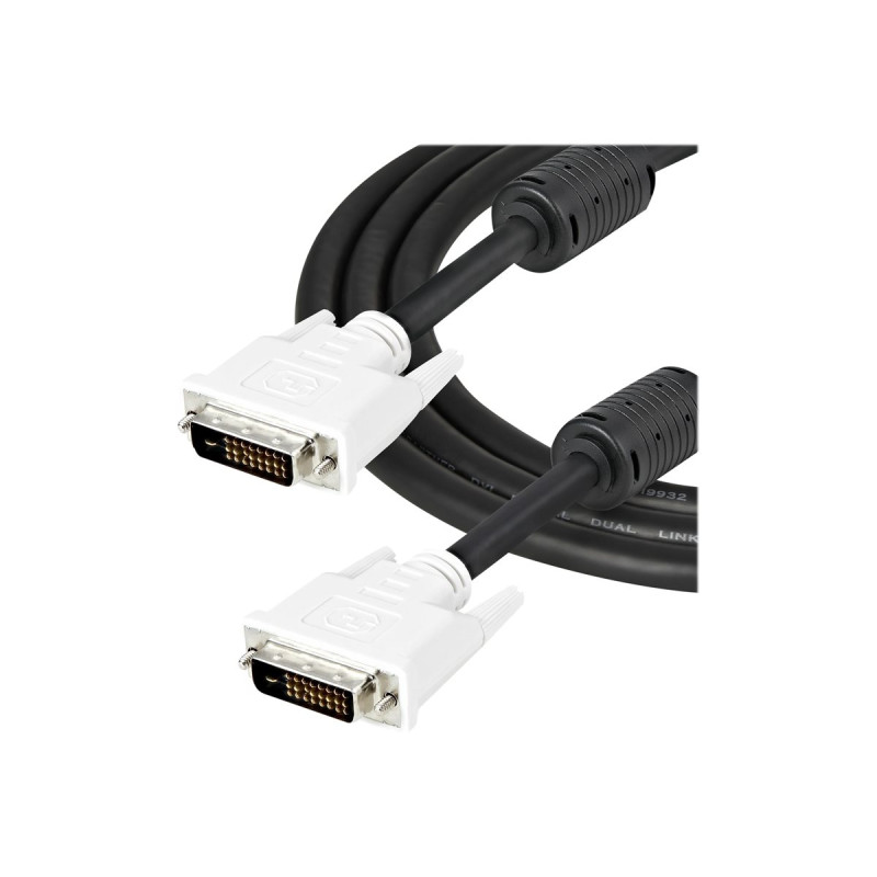 StarTech Cable de 2m DVI-D de Doble Enlace - Cable de Vídeo Digital pa