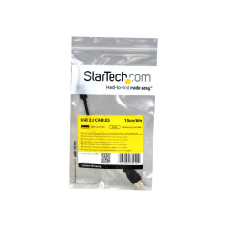StarTech.com Cable Adaptador de 15cm USB A Macho a Micro USB | APLIUM