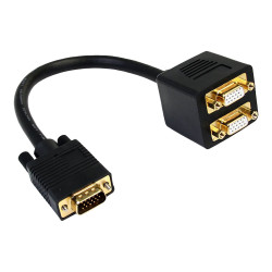 Cable 30CM Divisor De Video VGA De 2PUERTOS Salidas HD15COMP | APLIUM