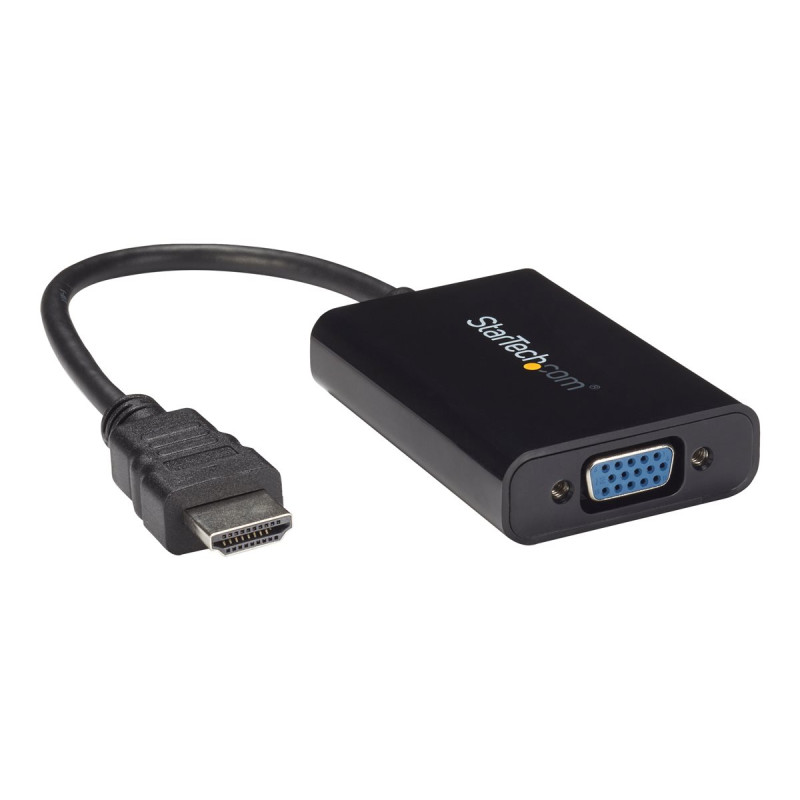 StarTech.com Cable Adaptador Externo Conversor Vídeo Audio HDMI a VGA