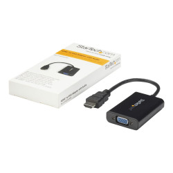 StarTech.com Cable Adaptador Externo Conversor Vídeo Audio HDMI a VGA