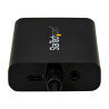 StarTech.com Cable Adaptador Externo Conversor Vídeo Audio HDMI a VGA