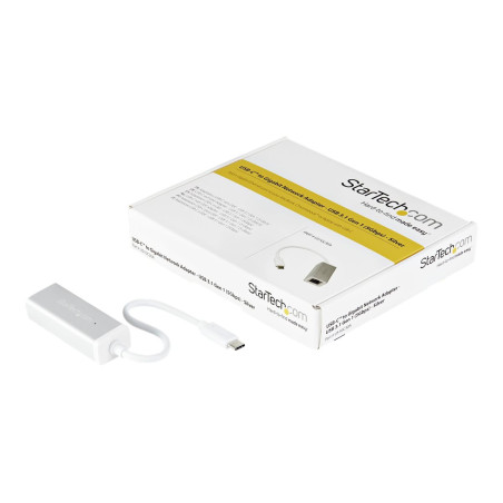 Startech Adaptador de Red Gigabit USB-C - USB 3.1 Gen 1 (5 Gbps) - Pla