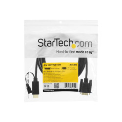StarTech.com Cable de 1,8m Conversor Activo HDMI a VGA - Adaptador 192