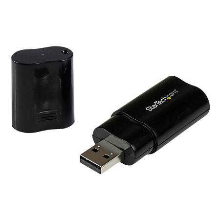 StarTech.com Tarjeta de Sonido Estéreo USB Externa Adaptador Convertid
