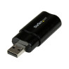 StarTech.com Tarjeta de Sonido Estéreo USB Externa Adaptador Convertid