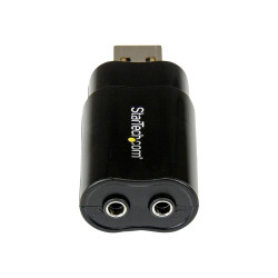 StarTech.com Tarjeta de Sonido Estéreo USB Externa Adaptador Convertid