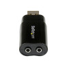 StarTech.com Tarjeta de Sonido Estéreo USB Externa Adaptador Convertid