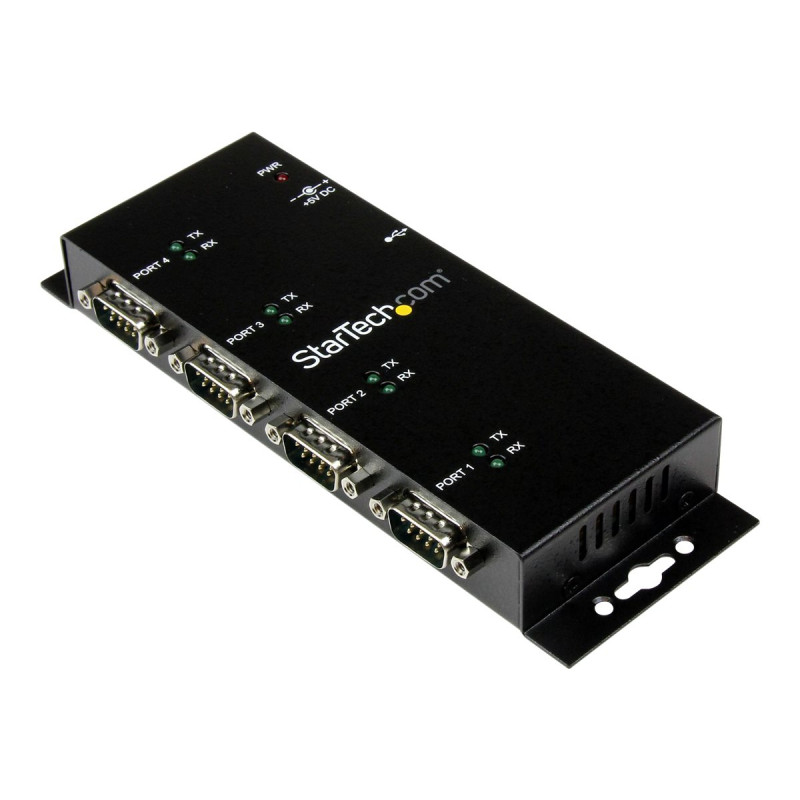 StarTech.com Concentrador Adaptador USB a Serie RS232 DB9 4 Puertos â
