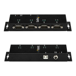 StarTech.com Concentrador Adaptador USB a Serie RS232 DB9 4 Puertos â