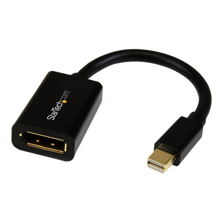 StarTech.com 6in Mini DisplayPort to DisplayPort Video Cable Adapter (