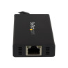 StarTech.com Hub USB 3.0 de Aluminio con Cable - Concentrador de 3 Pue