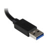 StarTech.com Hub USB 3.0 de Aluminio con Cable - Concentrador de 3 Pue