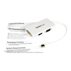 StarTech.com Adaptador Conversor Mini DisplayPort a VGA DVI | APLIUM