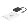 Tarjeta Ethernet 2 Puertos RJ45 Externa USB 3.0 Con 1X USB A | APLIUM