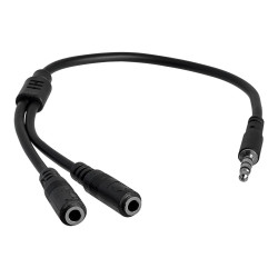 Startech Adaptador MiniJack Auriculares Mic 4 pin a 2x Hembra 3 pin -