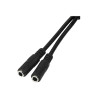 Startech Adaptador MiniJack Auriculares Mic 4 pin a 2x Hembra 3 pin -