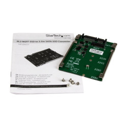StarTech.com Adaptador Conversor SSD M.2 NGFF a SATA de 2,5 Pulgadas -