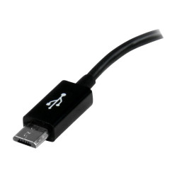 StarTech.com Cable Adaptador de 12cm Micro USB Macho a USB A Hembra OT