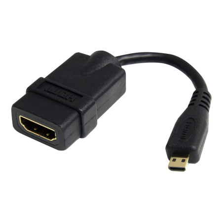 StarTech.com Cable de 12cm Adaptador HDMI de alta velocidad - HDMI a M