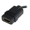 StarTech.com Cable de 12cm Adaptador HDMI de alta velocidad - HDMI a M