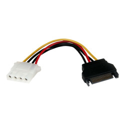 StarTech.com Cable de Alimentación de 15cm Adaptador Molex LP4 a SATA