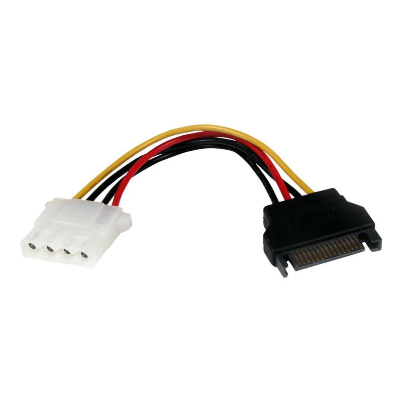 StarTech.com Cable de AlimentaciÃ³n de 15cm Adaptador Molex LP4 a SATA